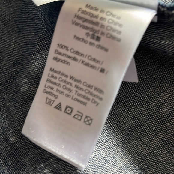 J Crew Smocked Puff Sleeve Denim Dress in Chambray Size Small - Picture 10 of 12